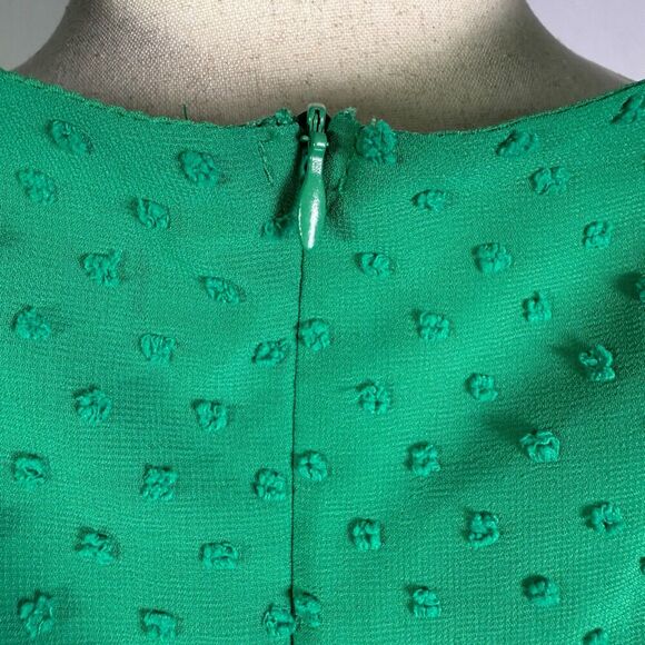 Lulu's Bimini Swiss Dot Tie-Strap Midi Dress, Kelly Green, L, Trumpet Hem 2/$50 - Picture 11 of 15